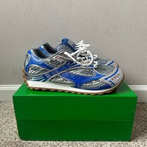 Bottega Veneta Orbit Sneakers (silver/blue) Size:42/9